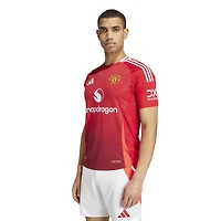 Men's adidas Red Manchester United 2024/25 Home Authentic Jersey