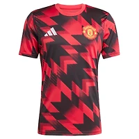Men's adidas Red Manchester United 2025/26 AEROREADY Pre-Match Top