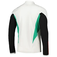 Men's adidas White Manchester United 2023/24 Training Quarter-Zip Top