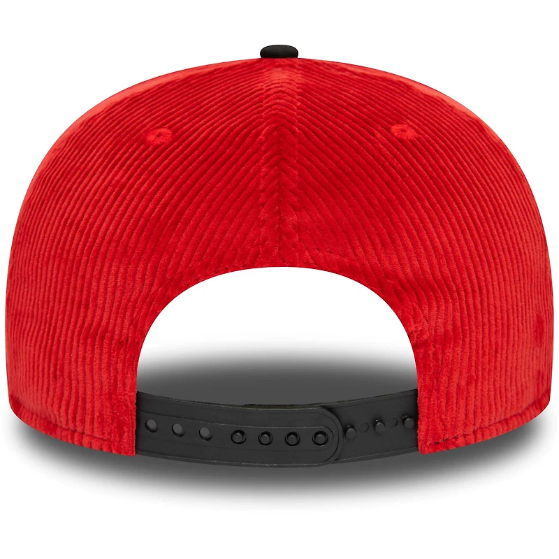 Men's New Era Red Manchester United Corduroy 9FIFTY Snapback Hat