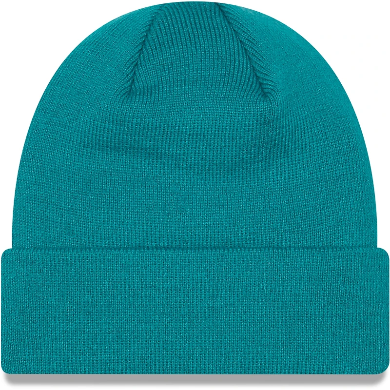 Men's New Era Turquoise Manchester United Seasonal Cuffed Knit Hat