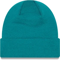 Men's New Era Turquoise Manchester United Seasonal Cuffed Knit Hat