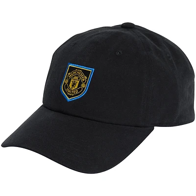 Casquette ajustable unisexe noire adidas Manchester United Third Dad