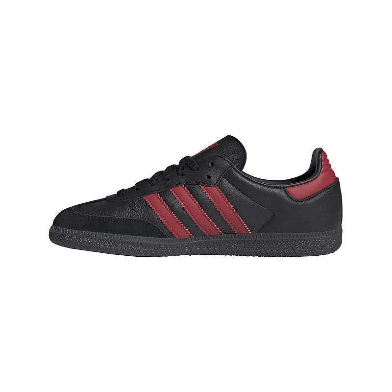 Chaussures unisexes adidas noires Manchester United Home Kit Team Samba