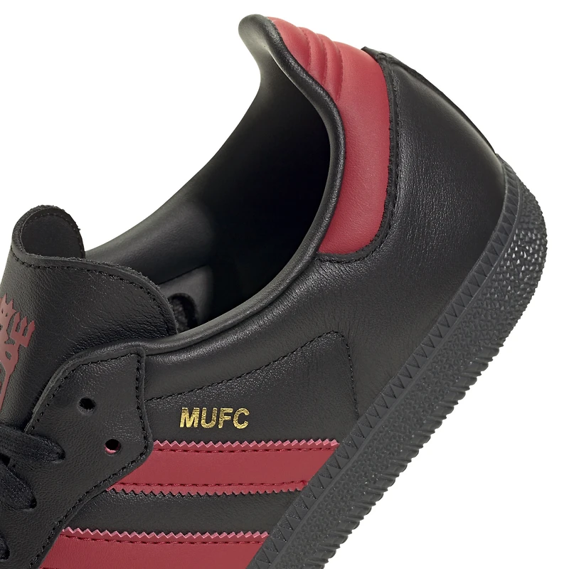 Chaussures unisexes adidas noires Manchester United Home Kit Team Samba
