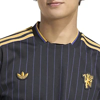 Unisex adidas  Black Manchester United Terrace Icons Jersey