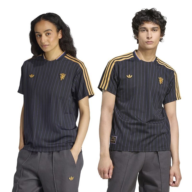 Unisex adidas  Black Manchester United Terrace Icons Jersey