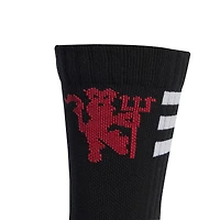 Unisex adidas White/Black Manchester United Two-Pack Crew Socks Set