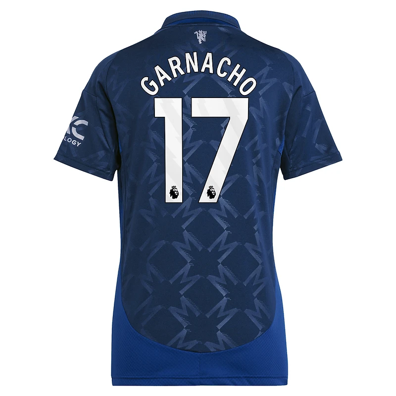 Women's adidas Alejandro Garnacho Navy Manchester United 2024/25 Away Replica Player Jersey
