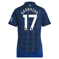 Women's adidas Alejandro Garnacho Navy Manchester United 2024/25 Away Replica Player Jersey