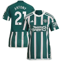 Women's adidas Antony Green Manchester United 2023/24 Away Replica Player Jersey