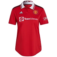 Maillot Femme Adidas Bruno Fernandes Manchester United 2022/23 Domicile Réplique Joueur Rouge