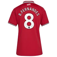 Women's adidas Bruno Fernandes Red Manchester United 2026/27 Home Replica Jersey