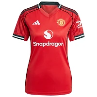 Women's adidas Bruno Fernandes Red Manchester United Home 2025/26 Replica Player Jersey