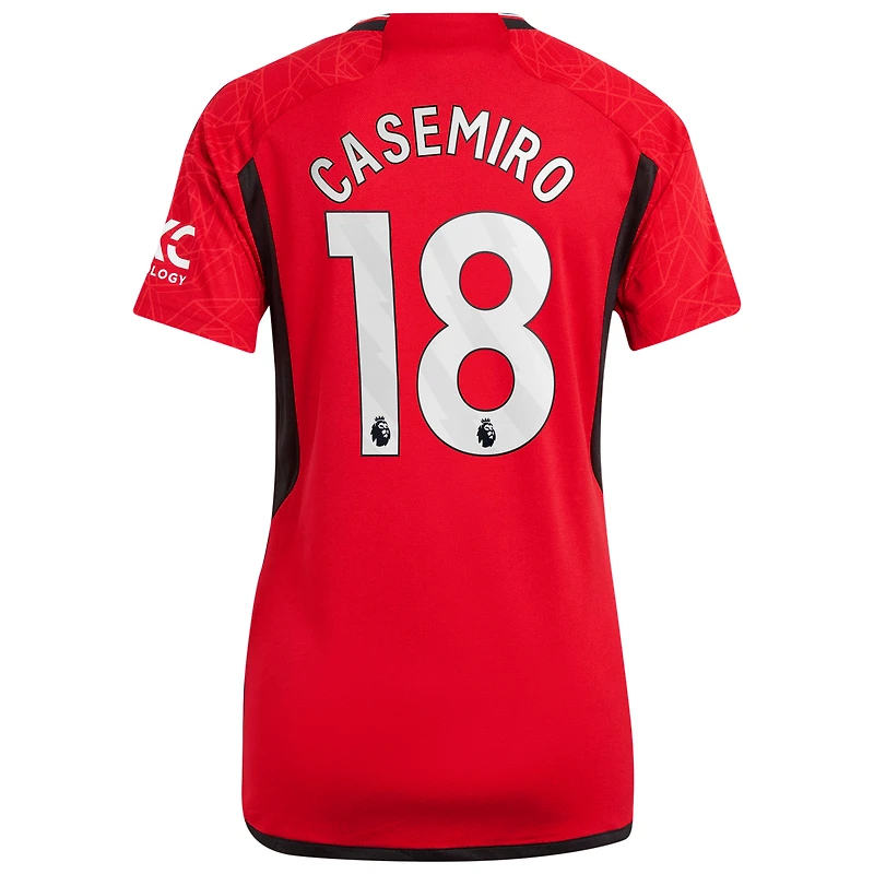 Women's adidas Casemiro Red Manchester United 2023/24 Home Replica Player Jersey