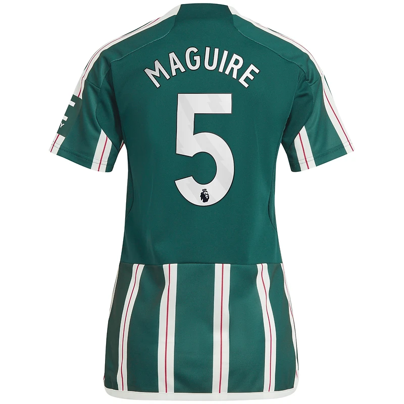 Women's adidas Harry Maguire Green Manchester United 2023/24 Away Replica Player Jersey