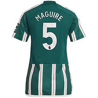 Women's adidas Harry Maguire Green Manchester United 2023/24 Away Replica Player Jersey