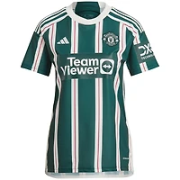 Women's adidas Kobbie Mainoo Green Manchester United 2023/24 Away Replica Player Jersey