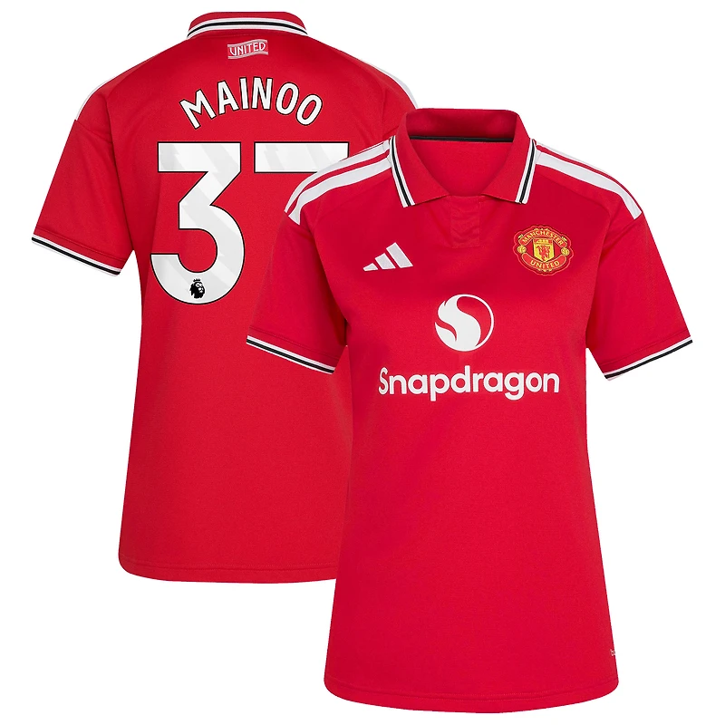 Maillot réplique domicile rouge adidas Kobbie Mainoo Manchester United 2026/27 pour femme
