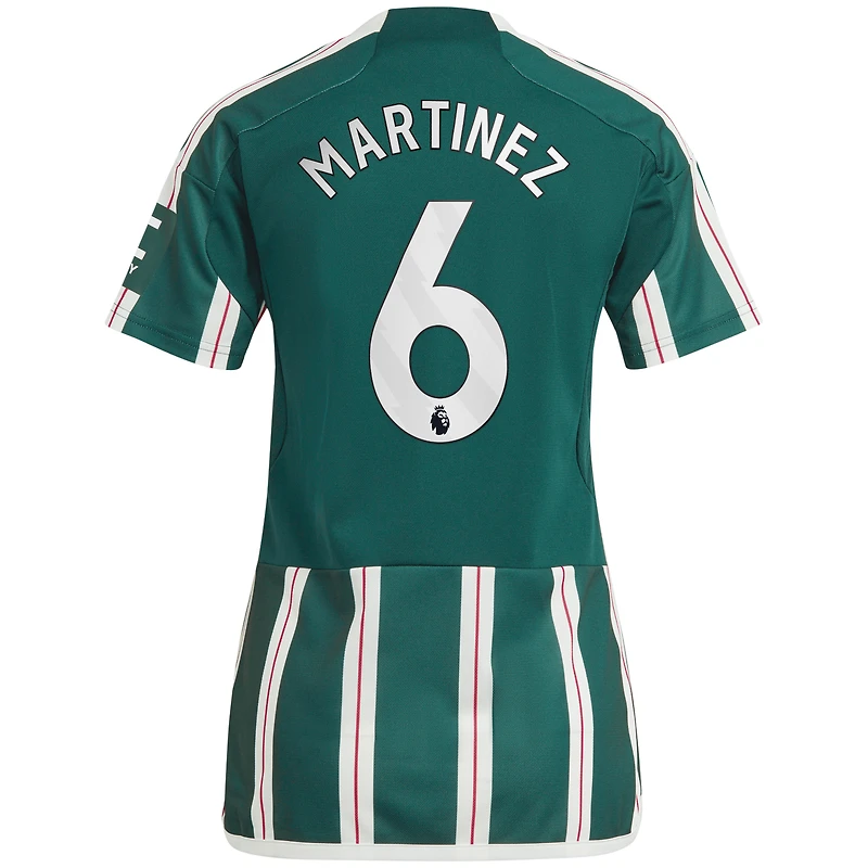 Women's adidas Lisandro Martínez Green Manchester United 2023/24 Away Replica Player Jersey