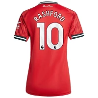 Women's adidas Marcus Rashford Red Manchester United Home 2025/26 Replica Player Jersey