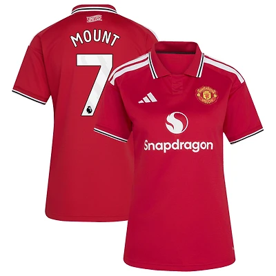 Women's adidas Mason Mount Red Manchester United 2026/27 Home Replica Jersey