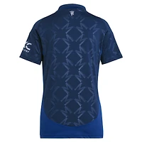 Maillot réplique extérieur adidas bleu marine Manchester United 2024/25 pour femme