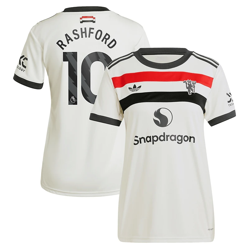 Women's adidas Marcus Rashford Red Manchester United 2024/25 Home Replica Player Jersey