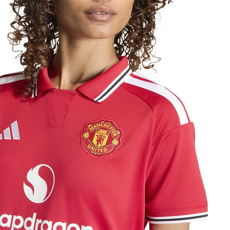 Women's adidas Red Manchester United 2026/27 Home Replica Jersey