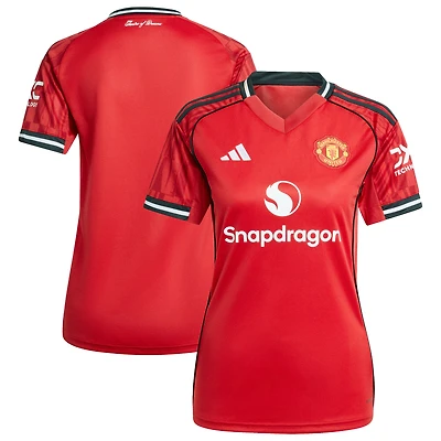Women's adidas White Manchester United 2025/26 Away Replica Jersey