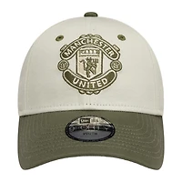Youth New Era  Tan Manchester United Contrast 9FORTY Adjustable Hat