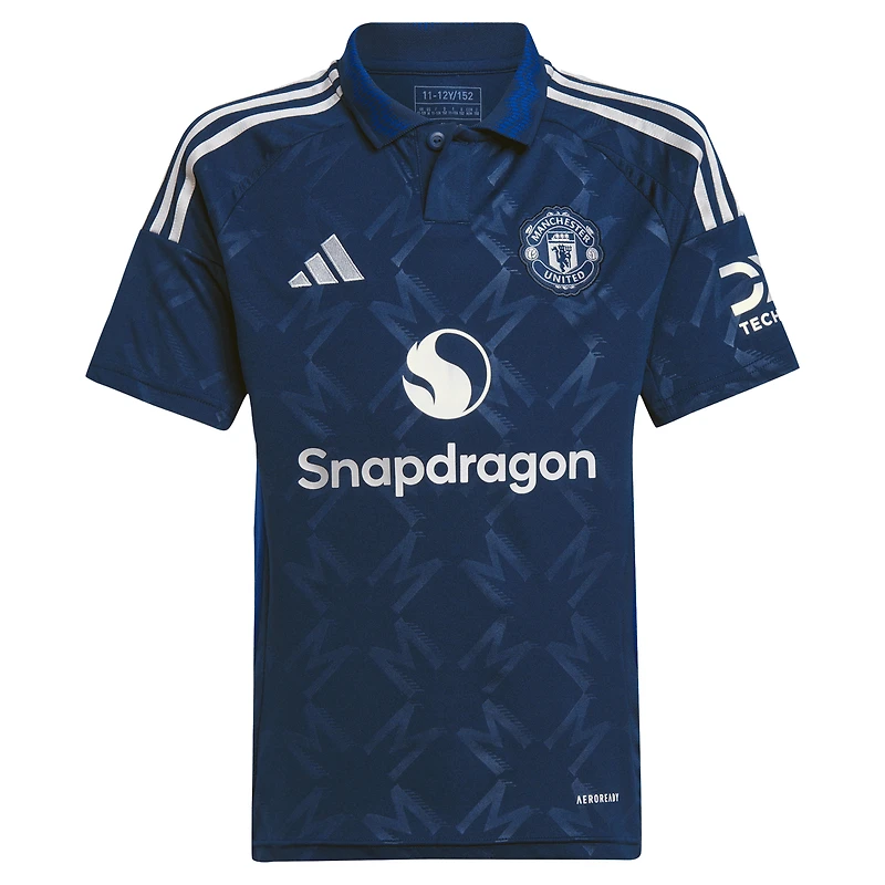 Youth adidas Alejandro Garnacho Navy Manchester United 2024/25 Replica Player Jersey