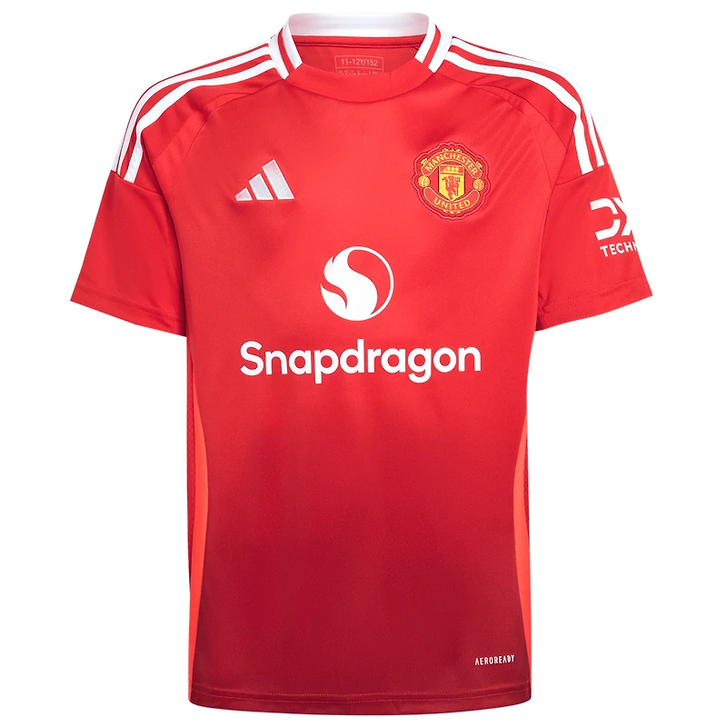 Maillot de joueur réplique domicile adidas Alejandro Garnacho rouge Manchester United 2024/25 pour jeune
