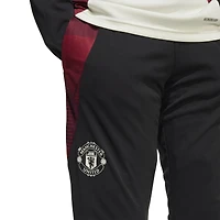 Youth adidas Black Manchester United 2024/25 AEROREADY Training Pants