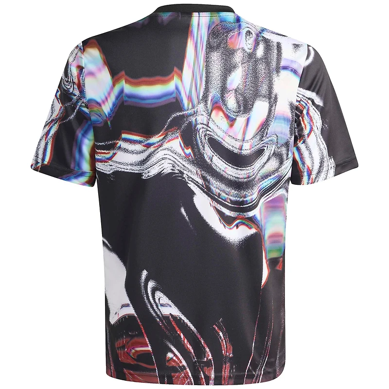 Youth adidas Black Manchester United 2025/26 Pre-Match Training Jersey