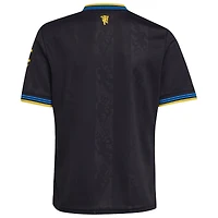 Youth adidas  Black Manchester United 2025/26 Third Replica Jersey