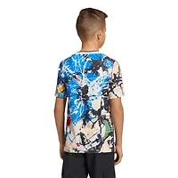 Maillot réplique adidas Manchester United X Stone Roses bleu pour enfant