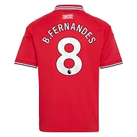 Youth adidas Bruno Fernandes Red Manchester United 2026/27 Home Replica Jersey