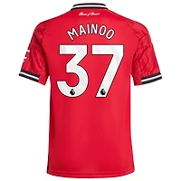 Youth adidas Kobbie Mainoo Red Manchester United Home 2025/26 Replica Player Jersey