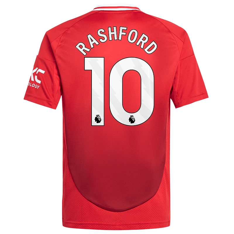 Youth adidas Marcus Rashford Red Manchester United 2024/25 Home Replica Player Jersey