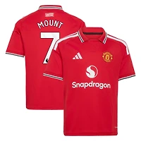 Youth adidas Mason Mount Red Manchester United 2026/27 Home Replica Jersey