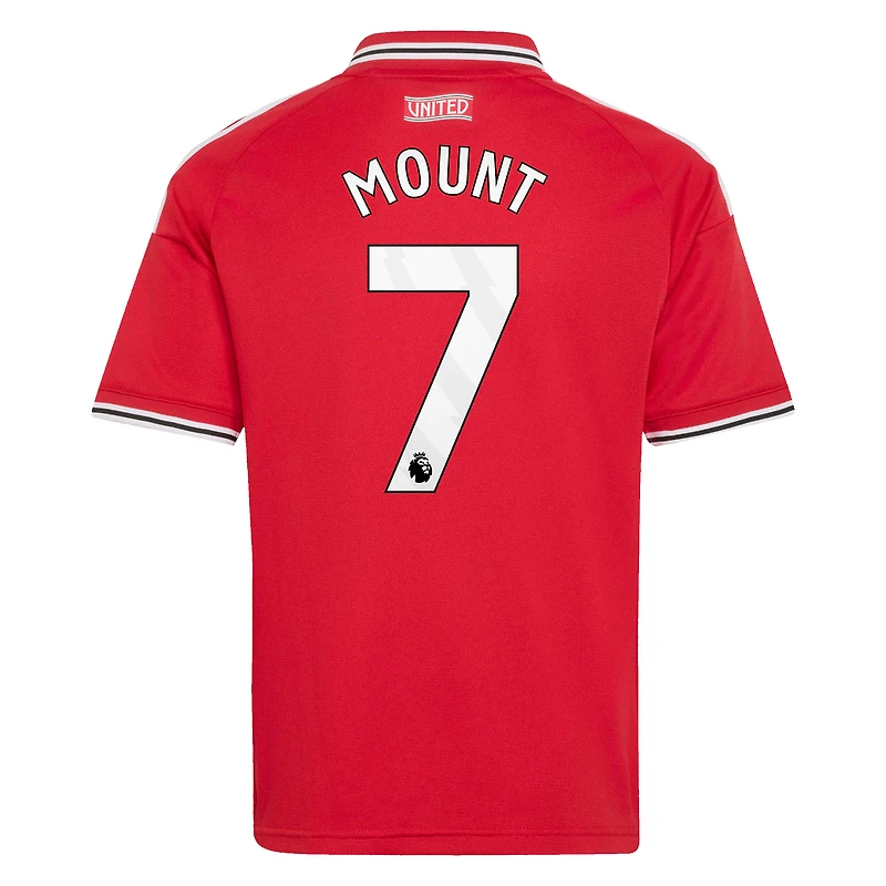 Youth adidas Mason Mount Red Manchester United 2026/27 Home Replica Jersey