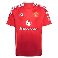Youth adidas Rasmus Højlund Red Manchester United 2024/25 Home Replica Player Jersey