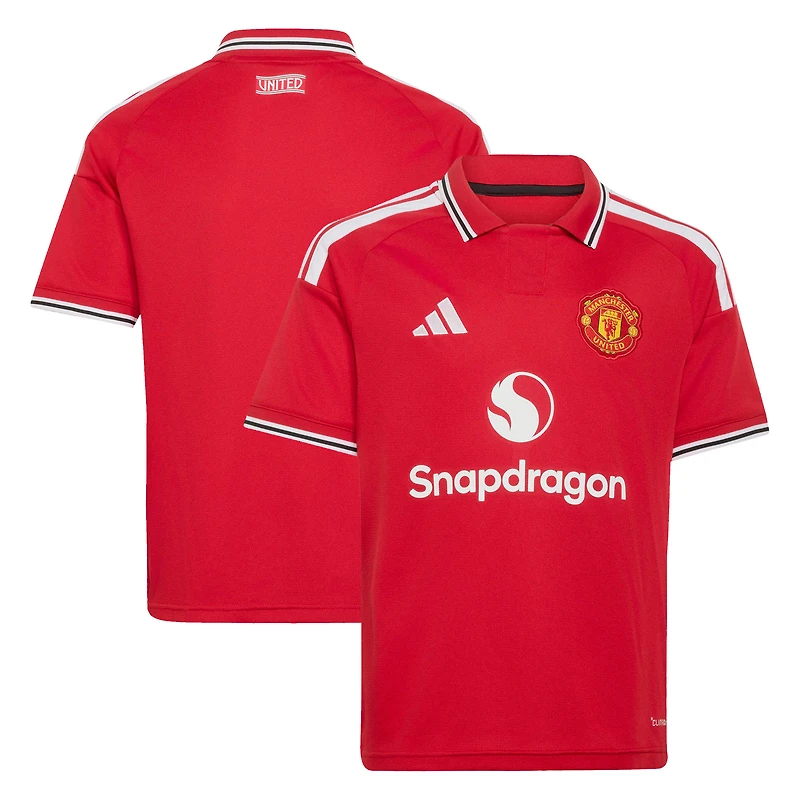 Youth adidas Red Manchester United 2026/27 Home Replica Jersey