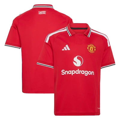 Youth adidas Red Manchester United 2026/27 Home Replica Jersey