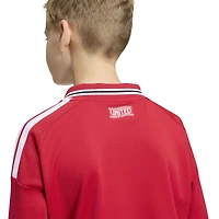 Youth adidas  Red Manchester United 2026/27 Home Replica Long Sleeve Jersey