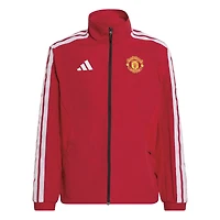 Youth adidas  Red Manchester United 2026 Full-Zip Anthem Jacket