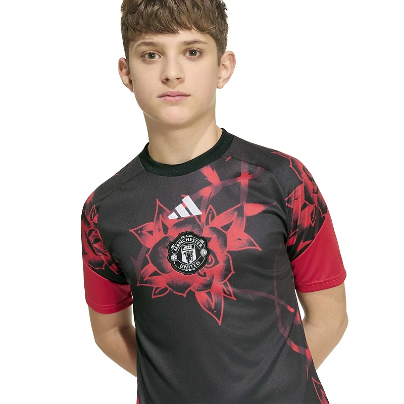 Youth adidas Red Manchester United Home 2026/27 Pre-Match Top