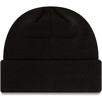 Youth New Era Black Manchester United Wordmark Cuffed Knit Hat