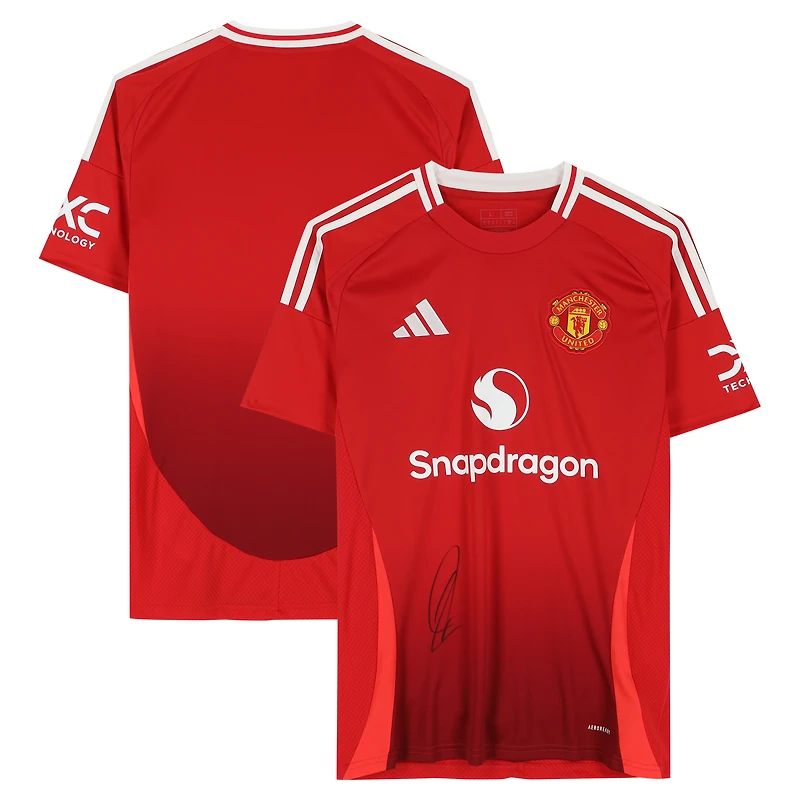 Zlatan Ibrahimovic Manchester United Autographed Red adidas 2024-25 Replica Jersey - Front Signed